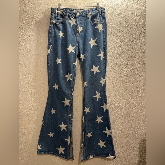 Rock‎ N Roll Denim High Rise Bell Bottom & Star Jeans."Two Pairs" - Picture 3 of 11